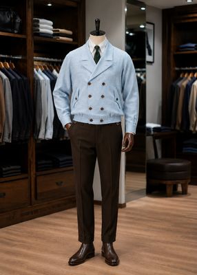 Linen Regent Jacket set