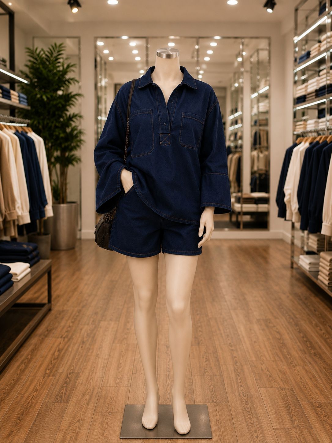 Denim Lounge Set