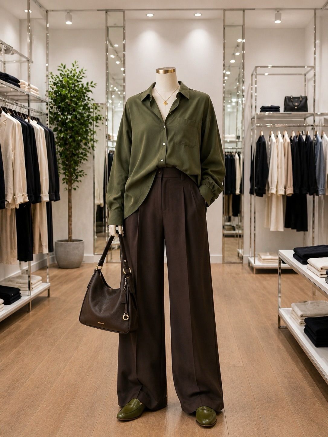 High Waist Pants &amp; Shirts