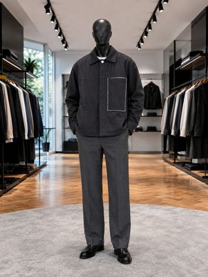 Concealed Button Jacket (OS)