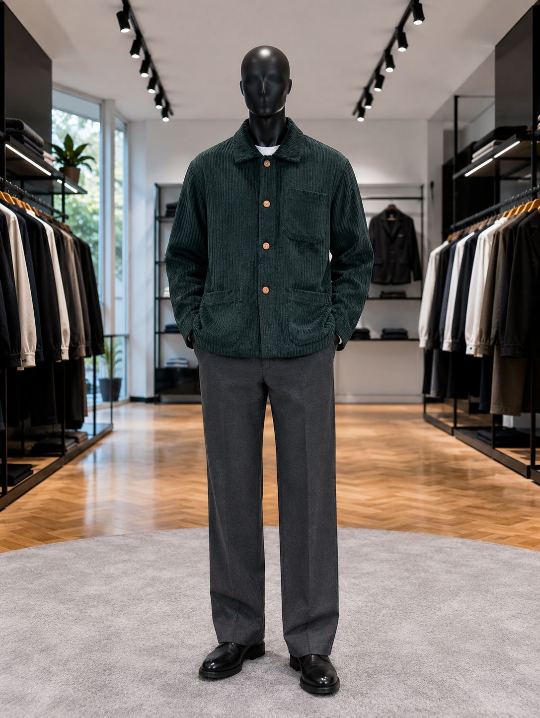 French Corduroy Chore Jacket (OS)