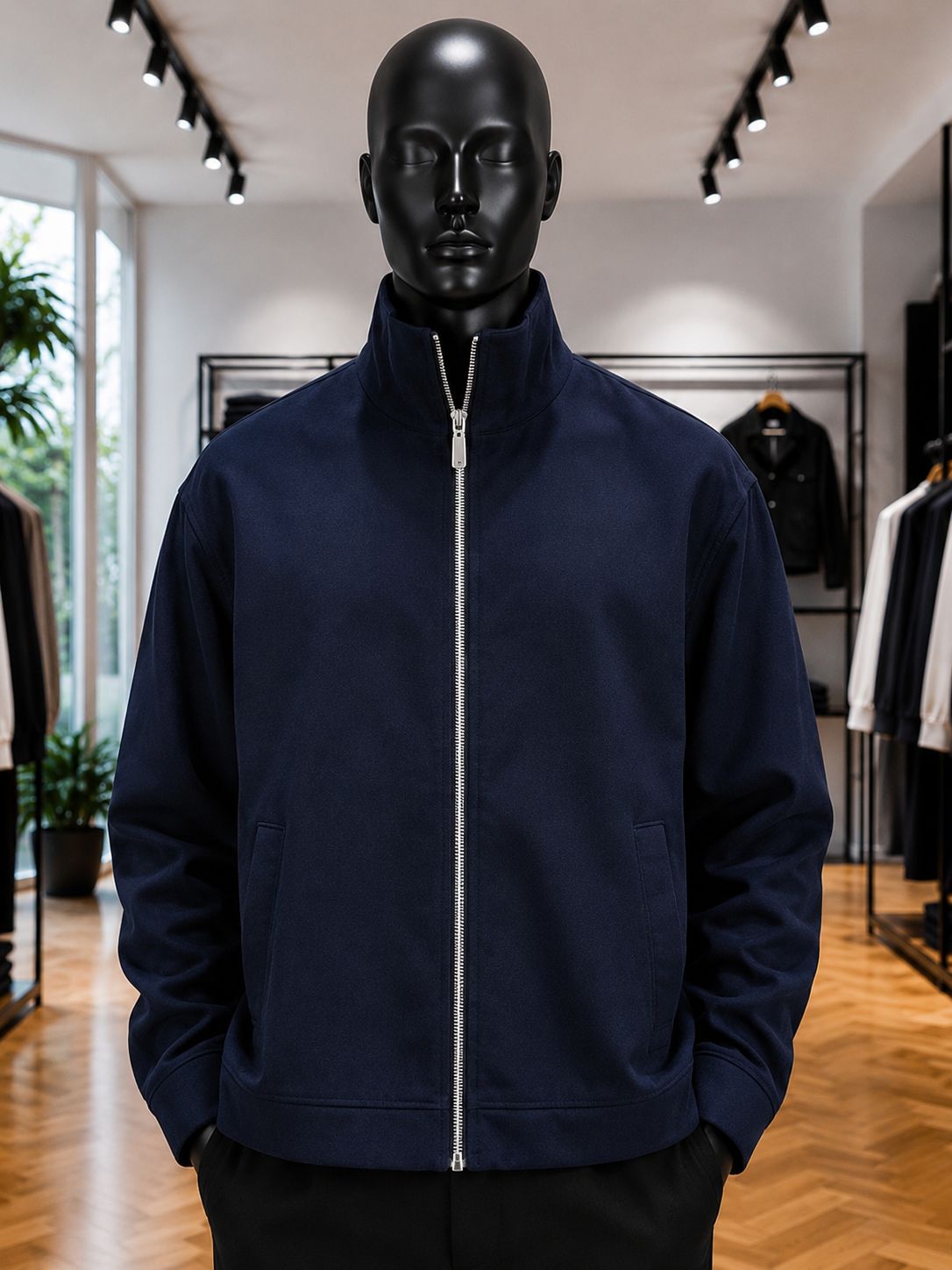 Men's Mock-Neck Full-Zip Jacket (OS)