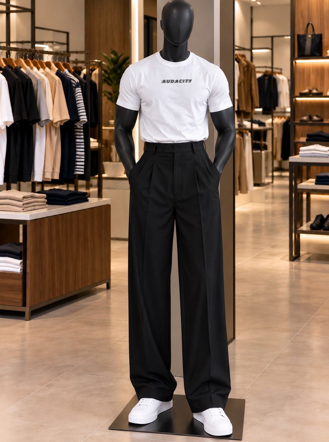 Audacity T-shirt And Wide Pants