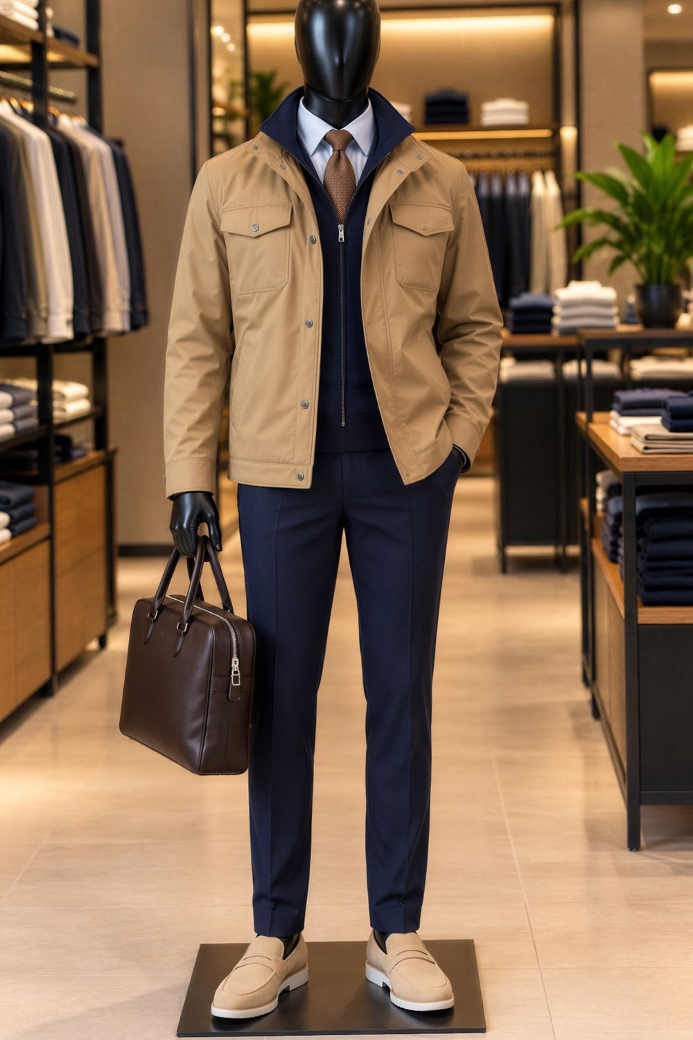 Men’s Utility Jacket And Q-zip