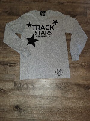 Track Stars Long Sleeve Tee (Gray)
