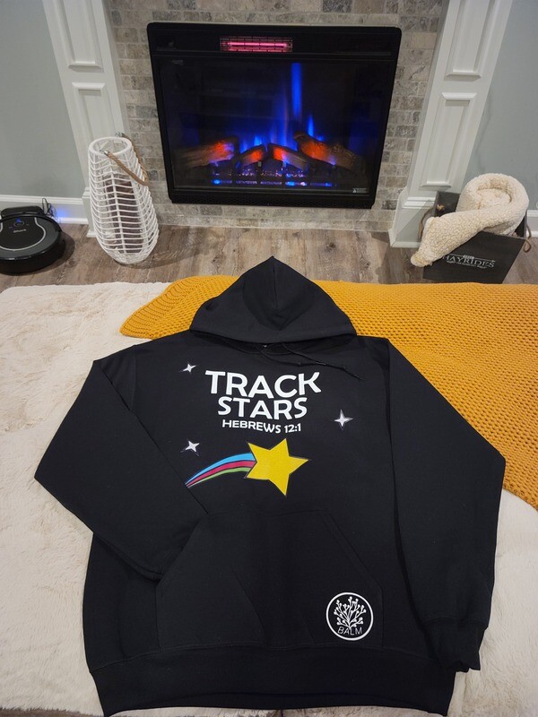 Track Stars Hoodie (Black)