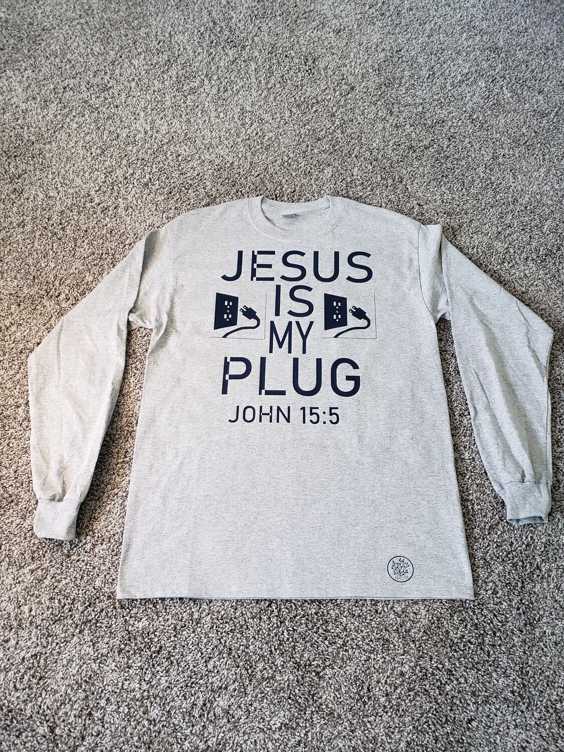 Jesus is my plug (long sleeve tee)