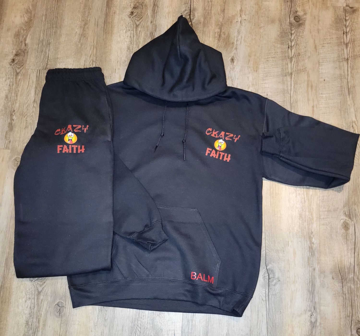 Crazy Faith Hoodie Set