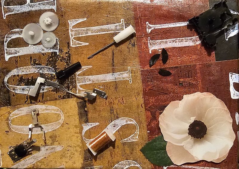Time Stops for Nature Assemblage Wall Hanging