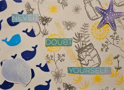 Never Doubt Shoreline Assemblage Wall Hanging