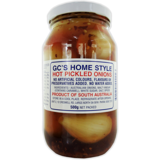 GC&#39;s Home Style Hot Pickled Onions | each