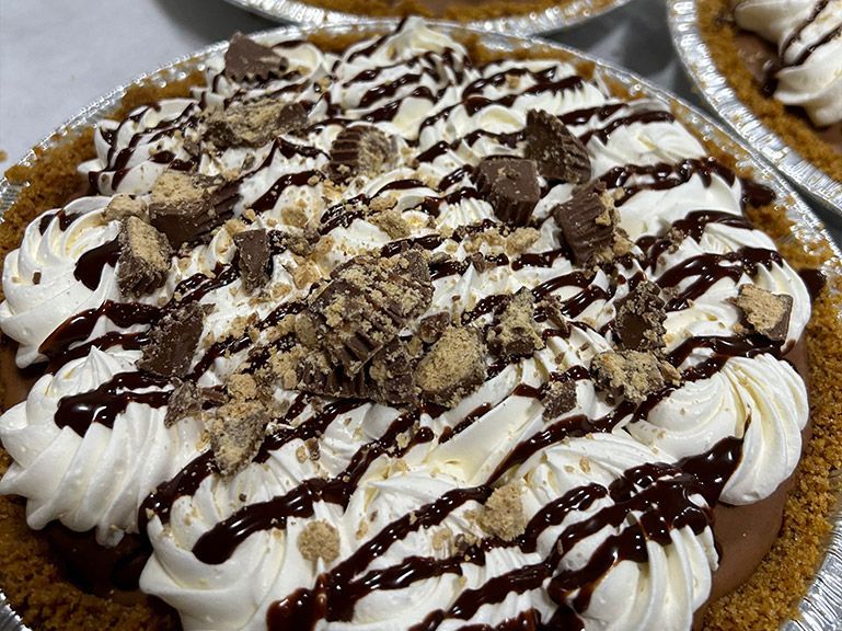 "Black Sheep Baking Company" Chocolate Peanut Butter Pie