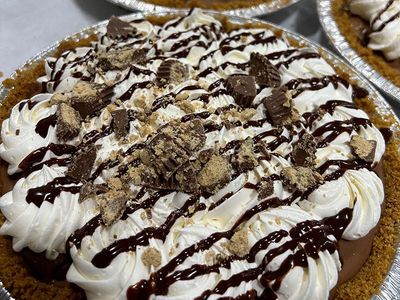 "Black Sheep Baking Company" Chocolate Peanut Butter Pie