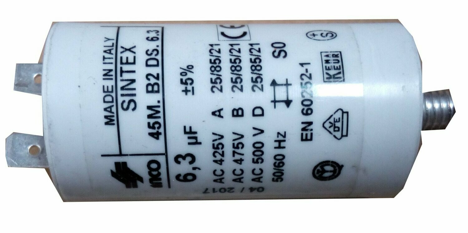 E11214 Condensateur moteur 6.3µF