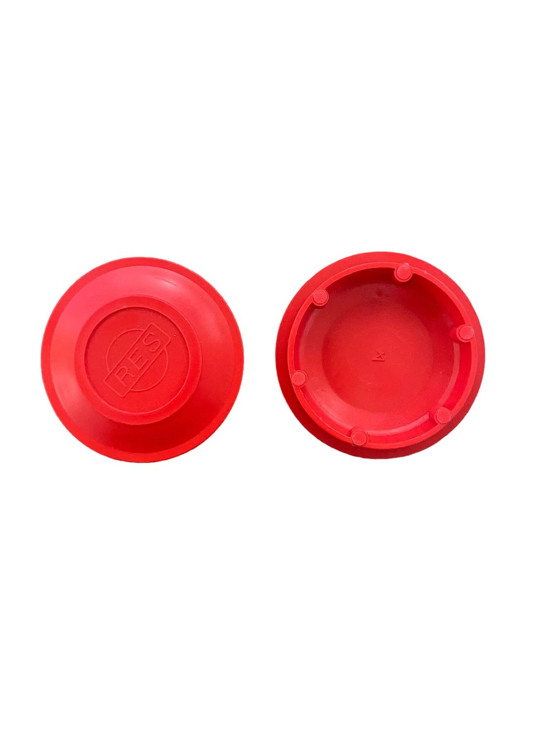 C10513-R : Cache plastique ROUGE de clip de ROUE