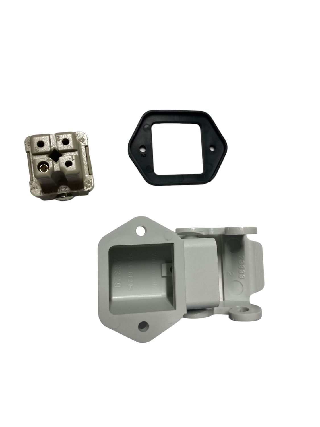 E20626 Prise fixe pour thermostat 3P+T COUDE 90°