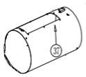 CYJ01254 Chambre de combustion pour D15G et D150FT