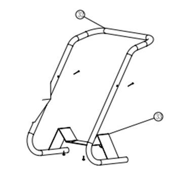 WSJ01077 Chassis complet pour D15 C15 et IFG04-150