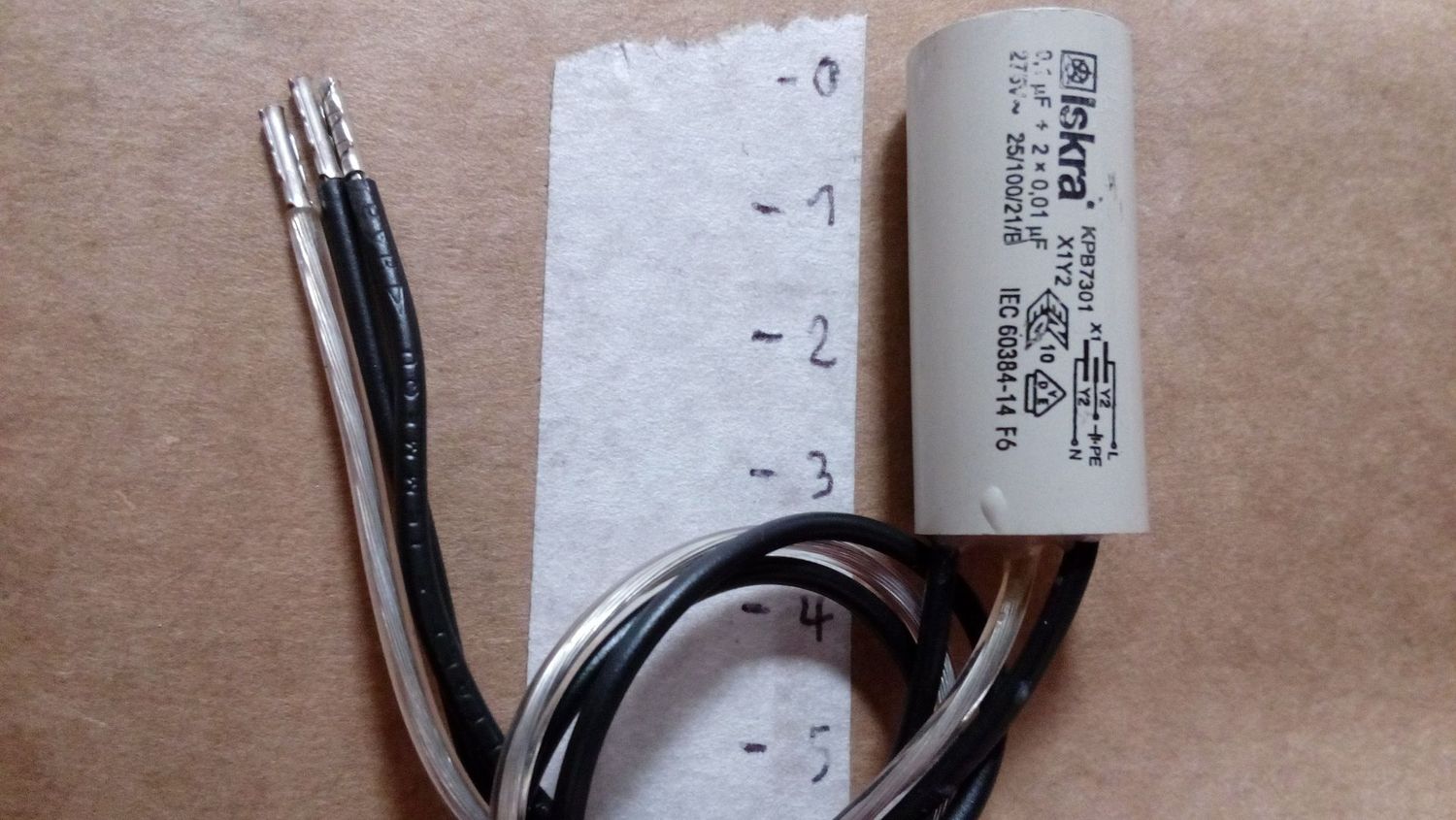 E11140 Filtre antiparasite BRULEUR
