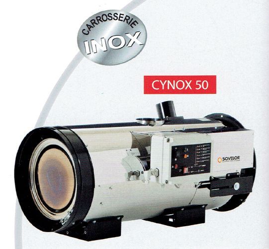 CYNOX 50: Chauffage air pulse SUSPENDU gaz