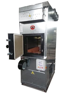 Chauffage a air pulse a bois 60 Kw poele a bois industriel