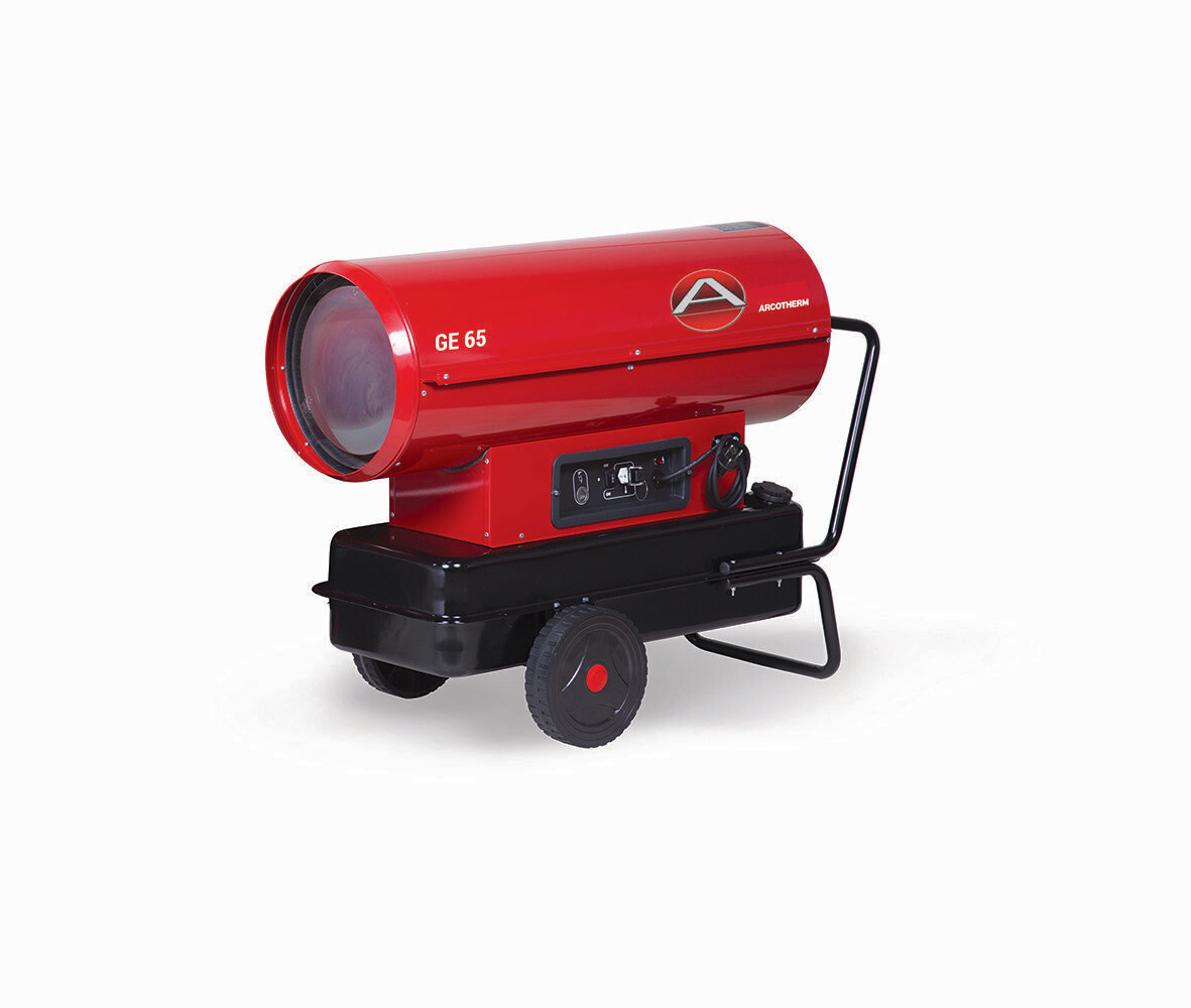 GE65: Chauffage air pulse mobile au fioul 69KW GE65