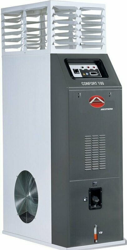 C100 - Chauffage air pulse fixe au fioul a combustion indirecte 100KW chaudière air pulsé fioul