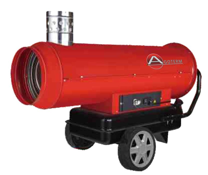 MIRAGE 37: Chauffage air pulse mobile au fioul 37KW canon au fioul pulseur d'air chaud