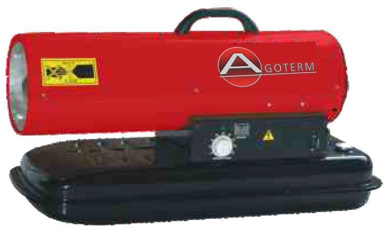Y20Y: Chauffage SIAL air pulse mobile au fioul 20KW canon de chauffage