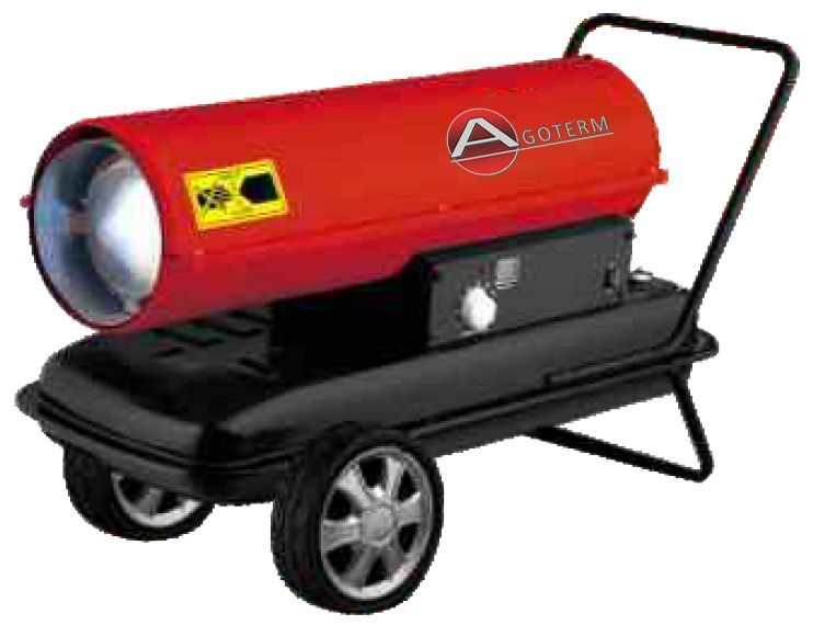 Y37Y: Chauffage SIAL air pulse mobile au fioul 37KW canon de chauffage au fioul