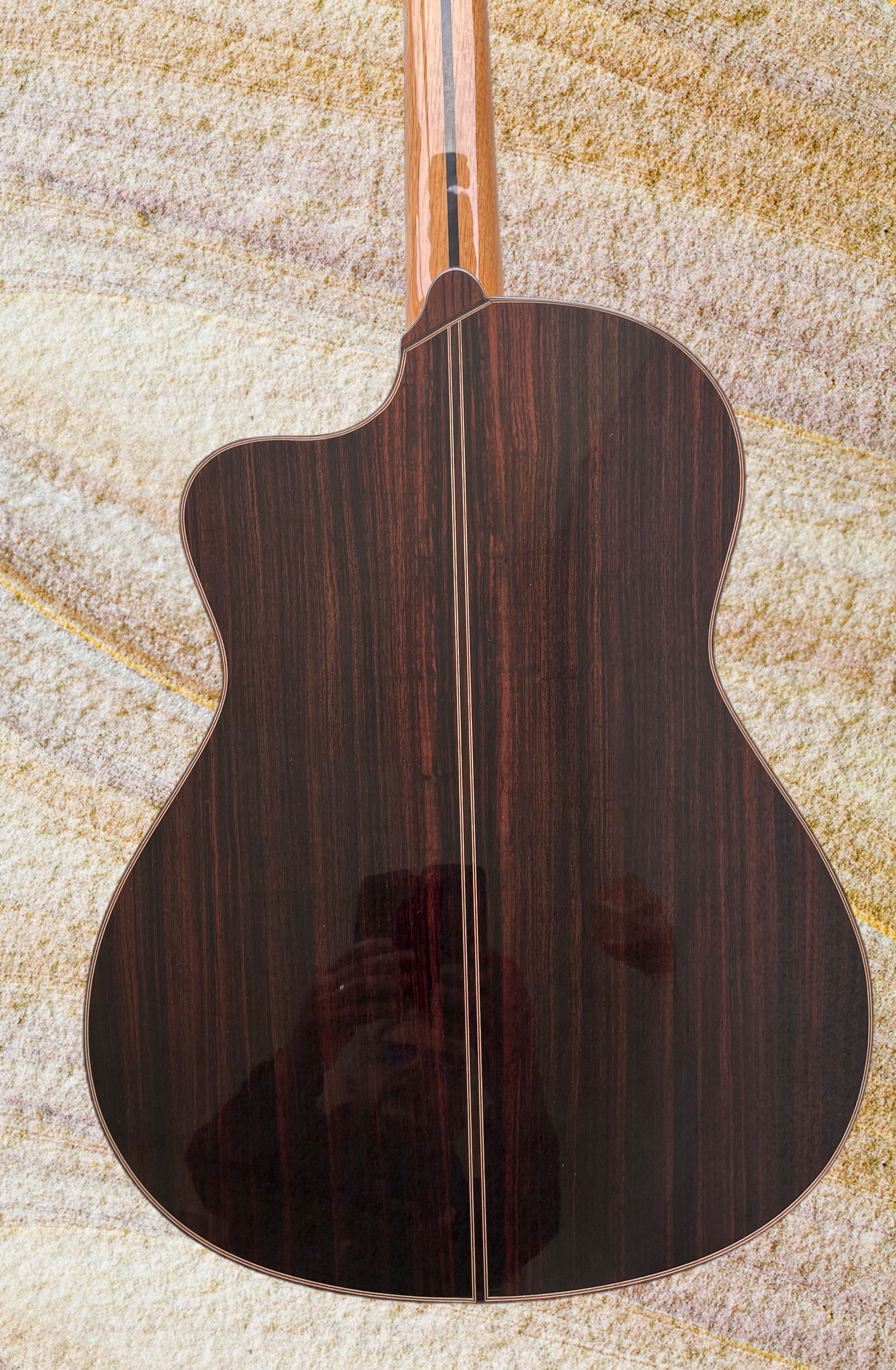 Profi Flamenco-Gitarre - Juan Montes Rodriguez - Flamenca Negra Signature Modell - Cutaway