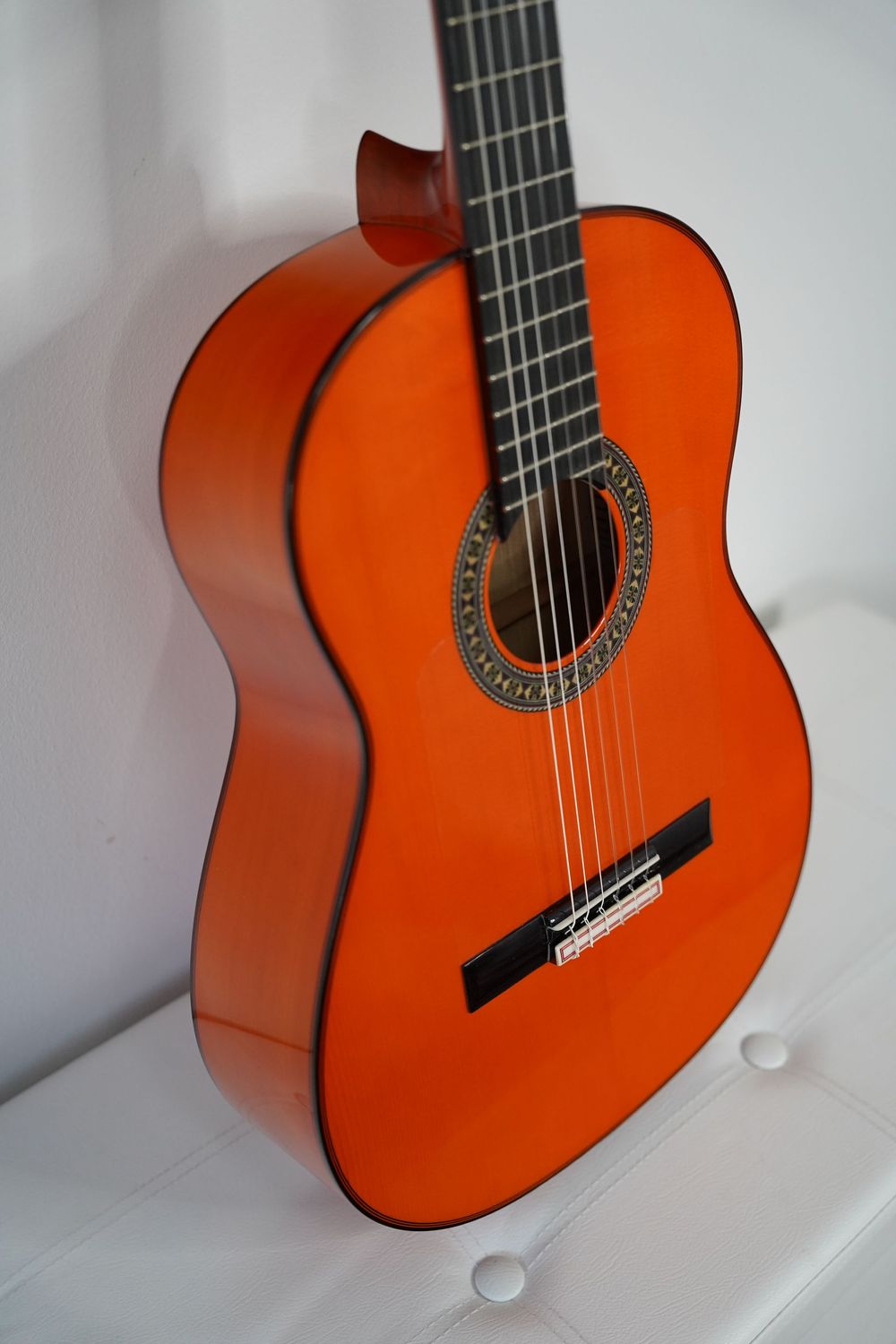 Legendär! Flamenco-Gitarre - Hermanos Conde "Media Luna" Blanca - Jahr 1999