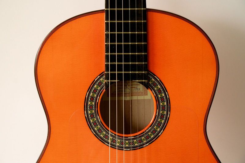 Legendär! Flamenco-Gitarre - Hermanos Conde "Media Luna" Blanca - Jahr 1998