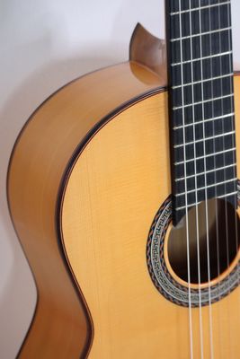 Top-Angebot: Grandiose Meister-Flamenco-Gitarre - Peña Vargas - Flamenca Blanca