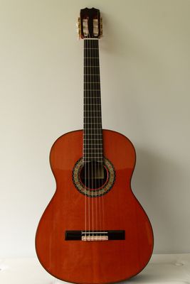Rarität! Flamenco-Gitarre - Hermanos Conde Rarität! Flamenco-Gitarre - Hermanos Conde "Media Luna" Negra 2001 mit Zederdecke