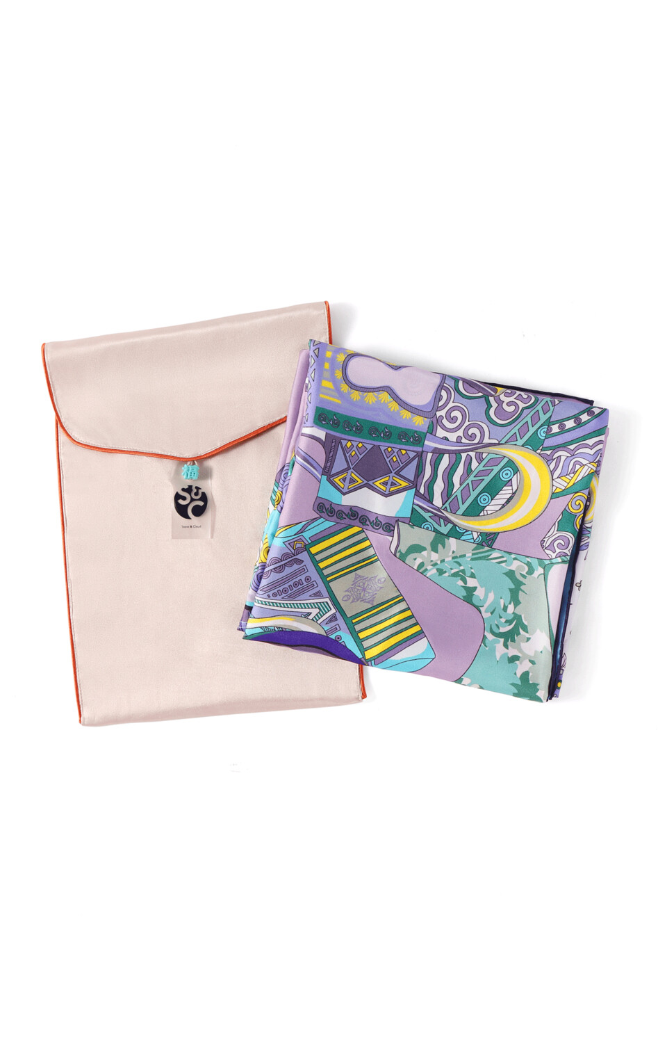 Scarf Chinese Instruments Purple/Blue