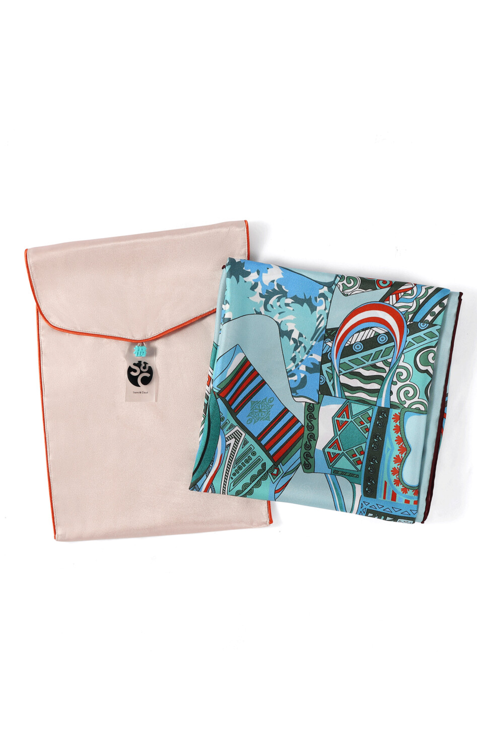 Scarf Chinese Instruments Pink/Blue