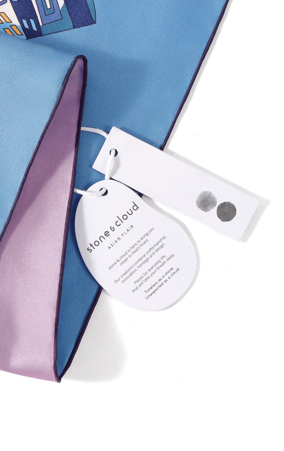 Scarf Chinese Instruments Purple/Blue