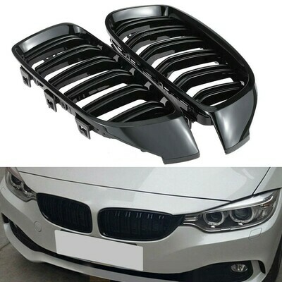 BMW 4 Series Gloss Black Kidney Grill F32 F33 F36