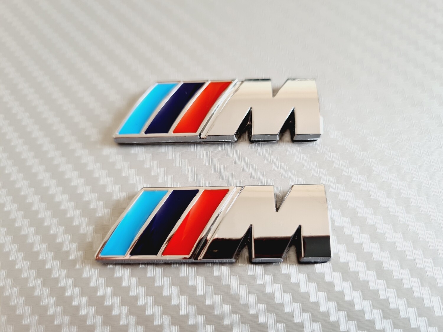 BMW M Sport Wing Badge - Chrome (Pair)