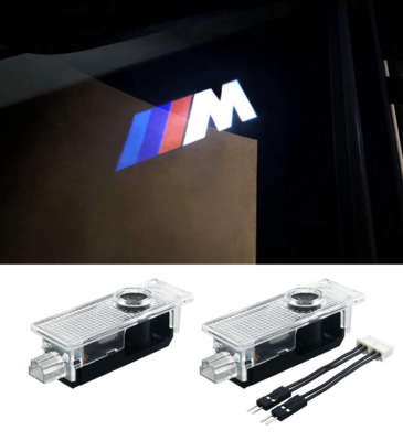 BMW M Logo Door Welcome Puddle Lights - E82 E87 E90 E60 F30 F32