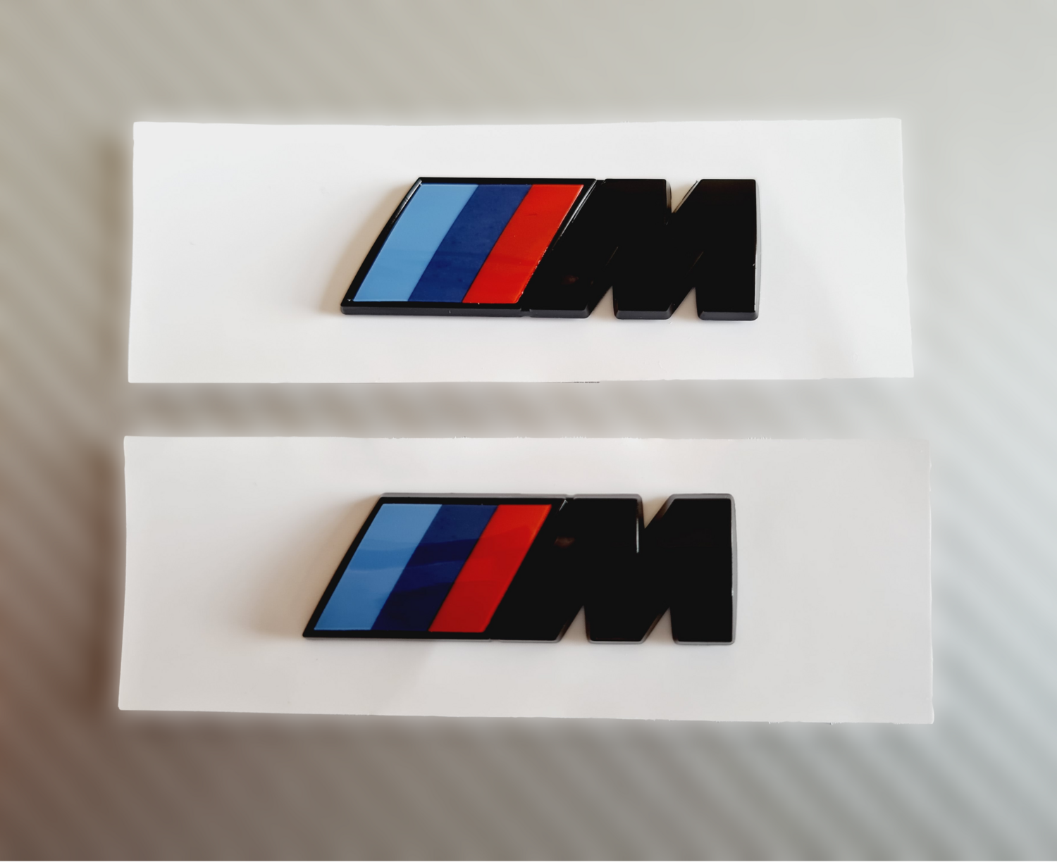 BMW M Sport Wing Badge - Gloss Black (Pair)