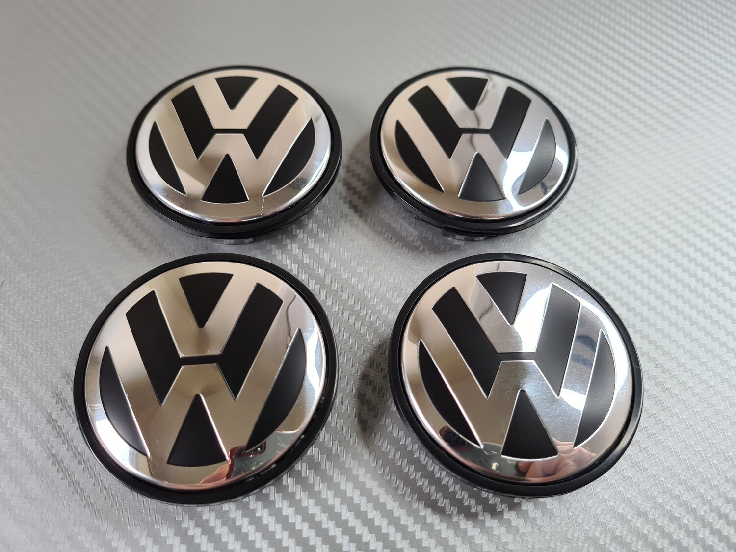 Volkswagen Alloy Wheel Centre Caps - 65mm