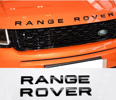 Range Rover Bonnet/Tailgate Emblem - Gloss Black