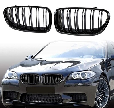 BMW Gloss Black Kidney Grill F10 F11 - M5 Style