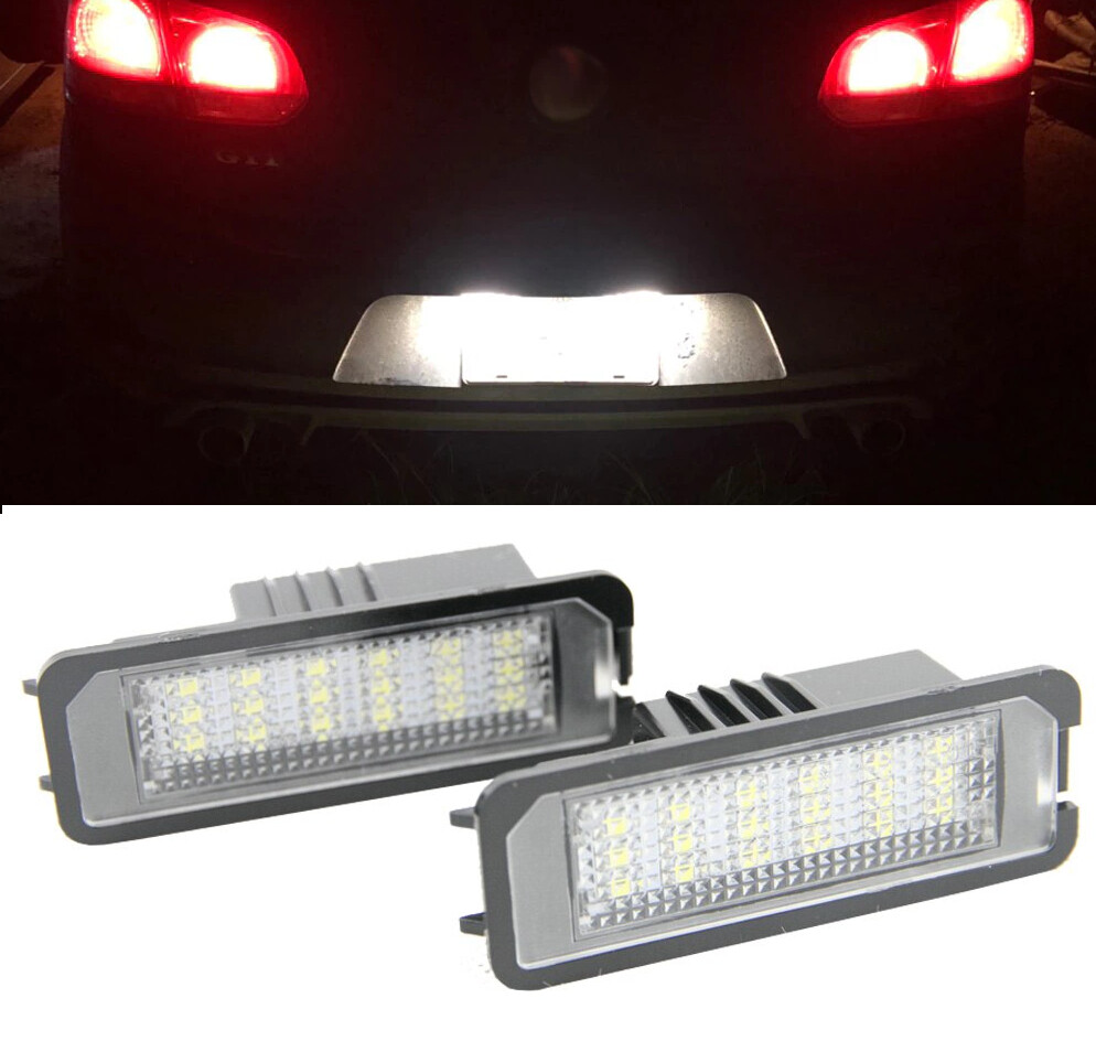 VW LED Number Plate Lights - Golf Passat Scirocco