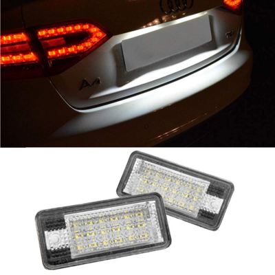 Audi LED Number Plate Lights - A3 A4 A6 S3 S4