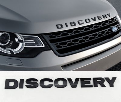 Land Rover Discovery Bonnet/Tailgate Emblem - Gloss Black