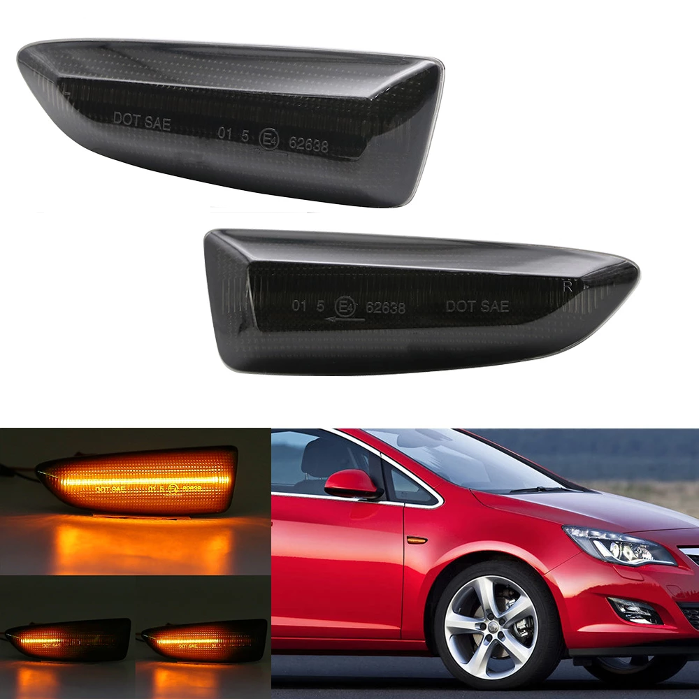 Vauxhall Astra J Insignia B Crossland LED Dynamic Side Indicators