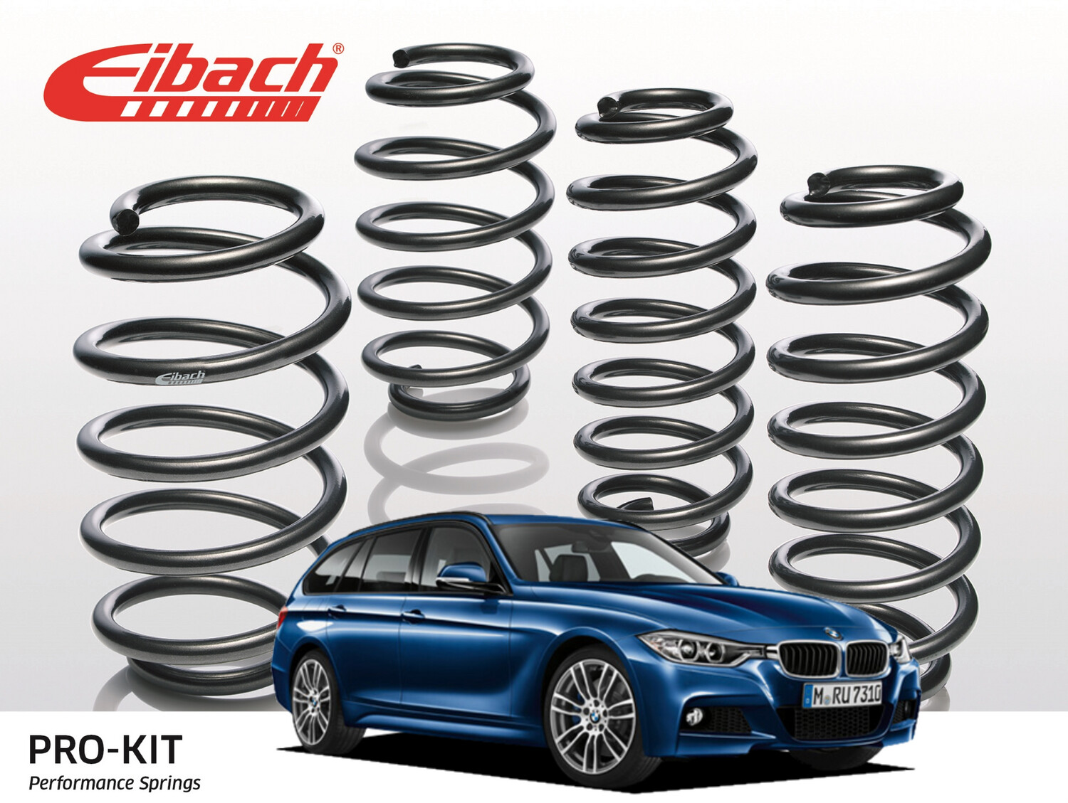 BMW 3 Series F31 X-Drive (4 Cyl) - Eibach Pro-Kit Lowering Spring Kit